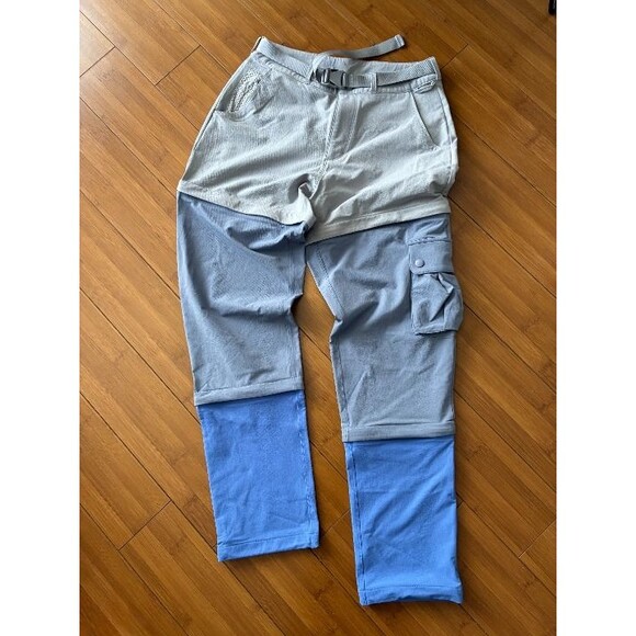 Outdoor Voices RecTrek Zip-Off Pants Blue Size Small - Picture 2 of 6